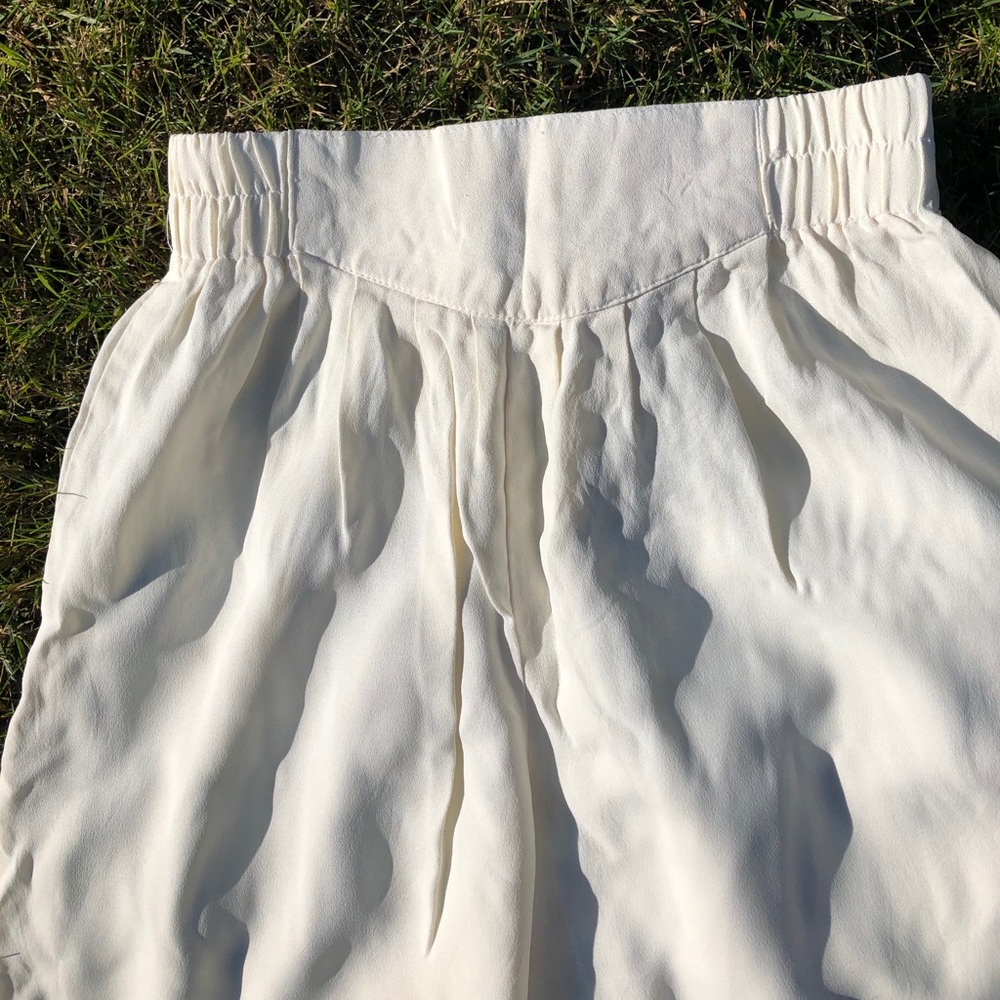 White bohemian pants